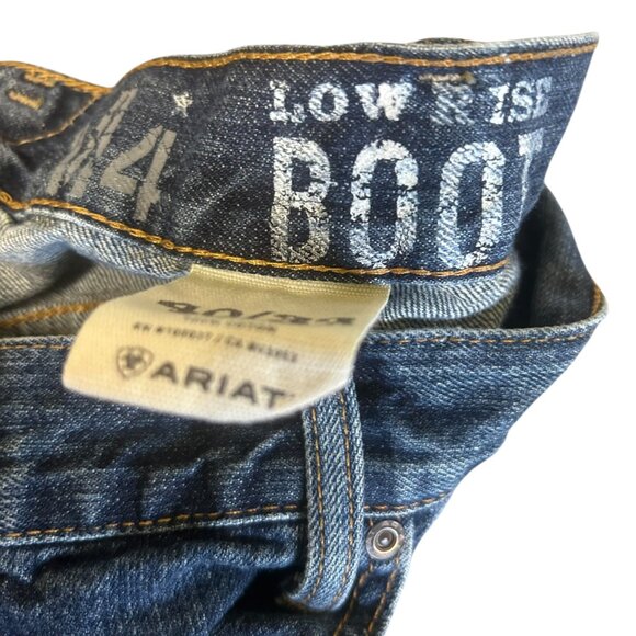 Ariat Blue Denim Low Rise Boot Jeans Size 40 - Picture 7 of 7
